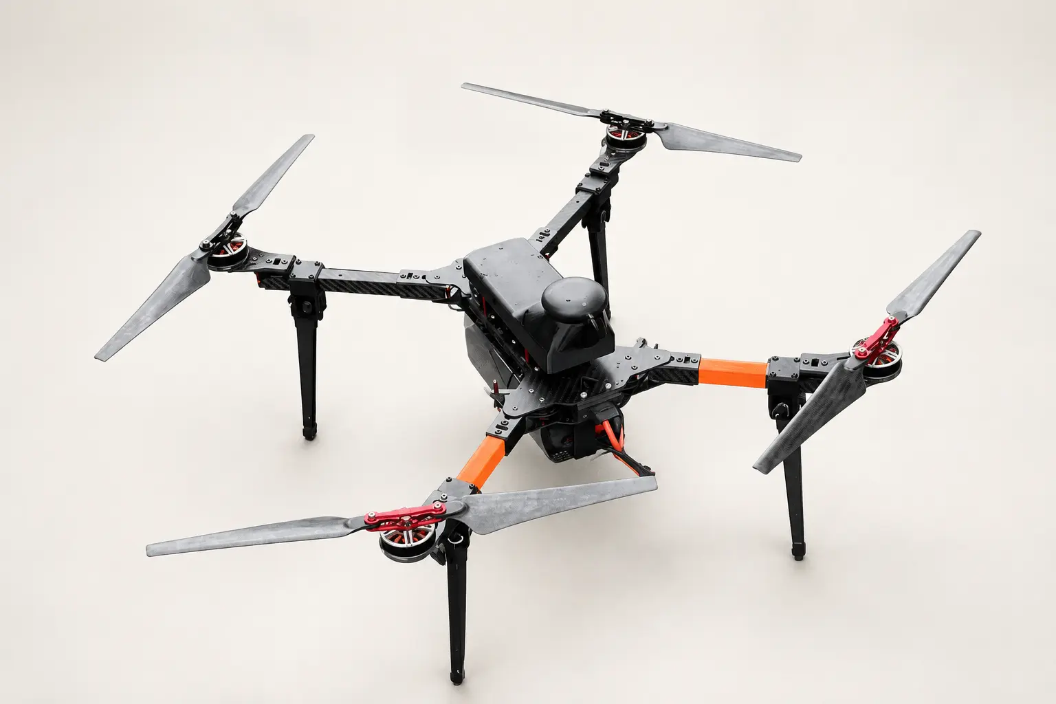 Hunter UAV folding carbon-fiber aircraft